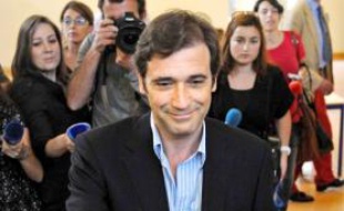 Pedro Passos Coelho, leader du PSD (centre-droit), hier.