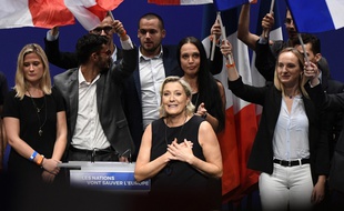 Marine Le Pen à Fréjus en 2018.