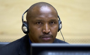 Le Congolais Bosco Ntaganda lors de sa première audience devant les juges du TPI de la Cour pénale internationale, le 26 mars 2013.