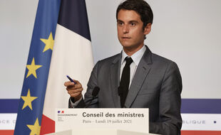 Gabriel Attal le 19 juillet 2021