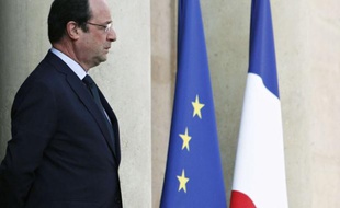 Le président de la République François Hollande, le 26 mars 2014 à l'Elysée.