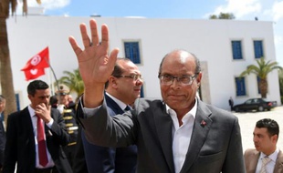 L'ex-président tunisien Moncef Marzouki, le 29 mars 2015 à Tunis