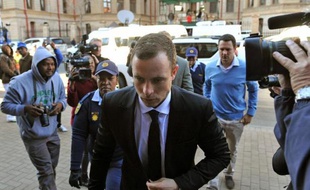 Oscar Pistorius le 7 juillet 2014 au tribunal de Pretoria