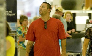 Kevin Federline se promène dans un centre commercial de Los Angeles, en Californie, le 29 juillet 2009.