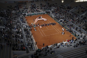 Le court Philippe Chatrier à Roland-Garros.