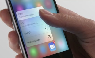 Les iPhones 6s et 6s Plus innovent avec un nouvel usage induit par la technologie 3D Touch.