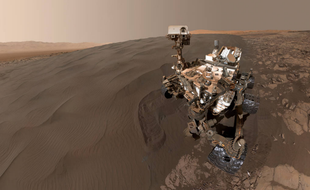 Pris ce 19 janvier, le cliché posté sur Twitter par la Nasa est le premier selfie réalisé par Curiosity sur la planète Mars.