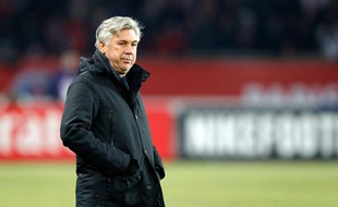 Carlo Ancelotti, l'entraineur du PSG le 19 février 2012.