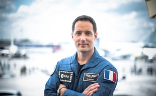 Thomas Pesquet, le 17 juin 2019 au Salon international de l'aéronautique et de l'espace au Bourget.