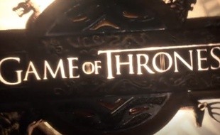 Capture écran du générique de la série «Game of thrones» HBO