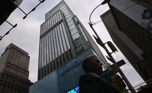 La tour Barclays, ancien siège de Lehman Brothers à Manhattan le 16 septembre 2013 à New York