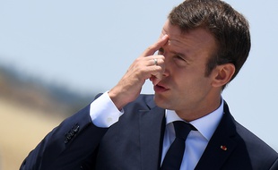 Emmanuel Macron à Istres, le 20 juillet 2017.