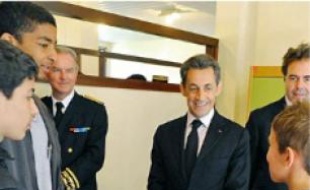 Le chef de l'Etat a rencontré sept des neuf élèves de l'ERS.