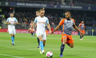 MHSC-OM (4 novembre 2018) : Vitorino Hilton face à Valère Germain.