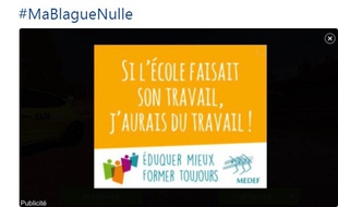 Le slogan du Medef n'a pas plus aux enseignants