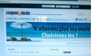 Les deals sont regroupés par villes.
