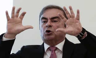 Carlos Ghosn à Beyrouth le 8 janvier 2020.