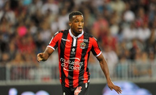 Alassane Pléa, ici lors de la victoire niçoise (3-2) face à l'OM le mois dernier à l'Allianz Riviera.