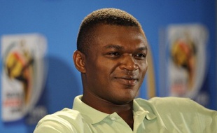L'ancien défenseur de l'équipe de France et de Chelsea Marcel Desailly, en 2009, au Cap.