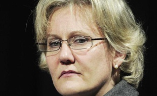 Nadine Morano, secrétaire d'état à la famille, lors d'un meeting pour les régionales, en Lorraine, le 1er mars 2010.