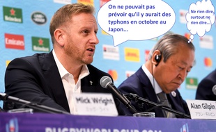 Alan Gilpin ne regrette pas la décision d'annuler deux matchs du Mondial de rugby.
