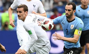 Antoine Griezmman, le 6 juillet 2018 contre l'Uruguay.