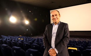 Yves Sutter, le PDG de la société Soredic, qui exploite les cinémas Cinéville. Ici à Vern-sur-Seiche, le 30 septembre 2019.