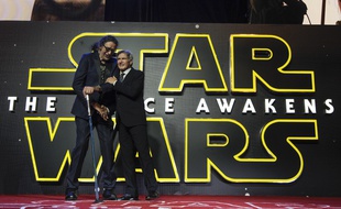 Peter Mayhew et Harrison Ford