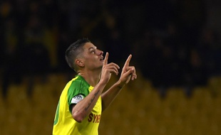 Andrei Girotto a inscrit samedi contre Caen son premier but et celui de son équipe à la Beaujoire.