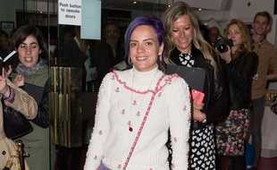 La chanteuse Lily Allen à Londres