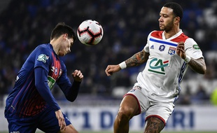 Memphis Depay a inscrit son premier but depuis le 10 novembre dernier, mercredi face à Caen (3-1).