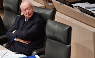 Jean-Claude Gaudin au conseil municipal de Marseille en décembre 2018