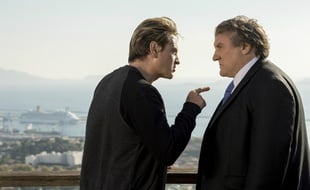 Les acteurs Benoît Magimel et Gérard Depardieu dans la série «Marseille»