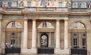 Le Conseil d'Etat à Paris.