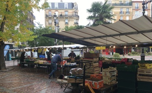 Marché à Levallois-Perret