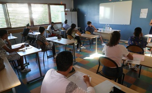 Illustration d'un collège en 2018.
