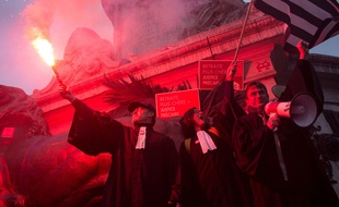 Mobilisation des avocats pour protester contre la réforme des retraites (Archives)