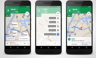 L'application Google Maps sur Android.