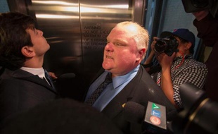 Le maire Rob Ford le 15 novembre 2013 à Toronto