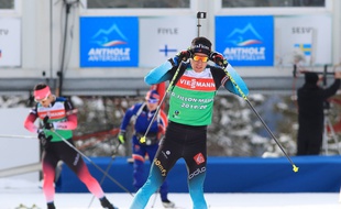 Quentin Fillon Maillet à Antholz