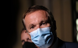Nicolas Dupont-Aignan, depute et president de Debout la France,