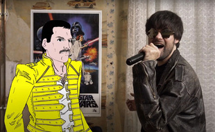 Les «Fat bottomed boys» en duo virtuel avec Freddy Mercury.