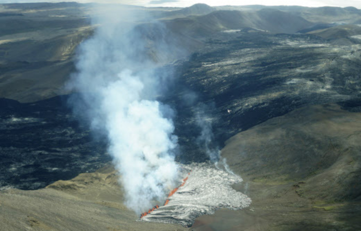 Nueva erupción volcánica cerca de la capital Reykjavik