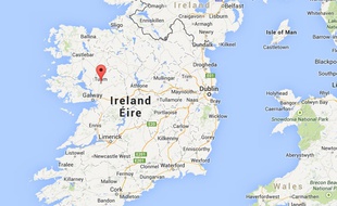 Géolocalisation de la ville de Tuam (Irlande)