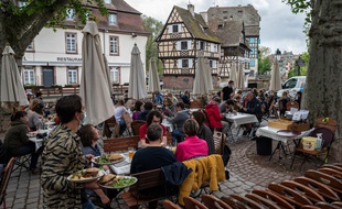 Les terrasses ont repris vie à Strasbourg.