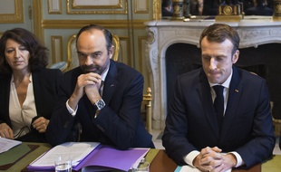 Emmanuel Macron et Edouard Philippe.