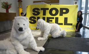 Une vingtaine de militants de Greenpeace ont occupé jeudi matin les locaux de Shell France à Colombes (Hauts-de-Seine) pour protester contre un projet de forage pétrolier dans l'Arctique, avant d'en être délogés par la police, selon une porte-parole de l'association.