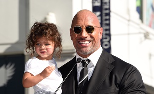L'acteur Dwayne Johnson et sa fille Jasmine