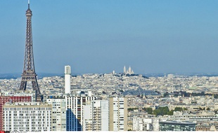 Vue de Paris, le 24 septembre 2013.