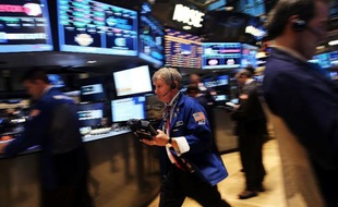 La Bourse de New York en janvier 2014
